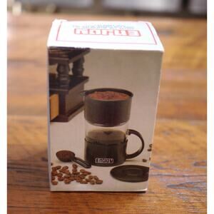Enjoy Single Serve Glass Coffee Cup Tea Brewer With Filter